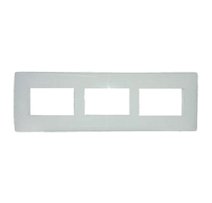 Legrand Mylinc 9M Matt Grey Plate With Frame, 6763 57